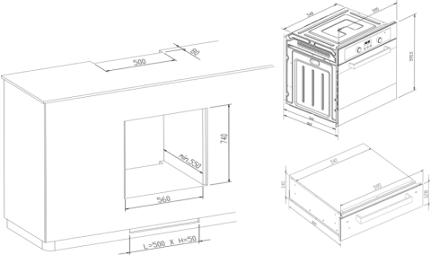 Встраиваемый подогреватель для посуды VARD VAM14B